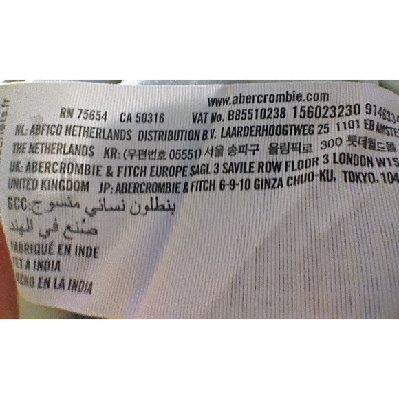 Abercrombie & Fitch A&F Linen‎ Blend Pleated Pants Women's Size L Light Green - Picture 5 of 7